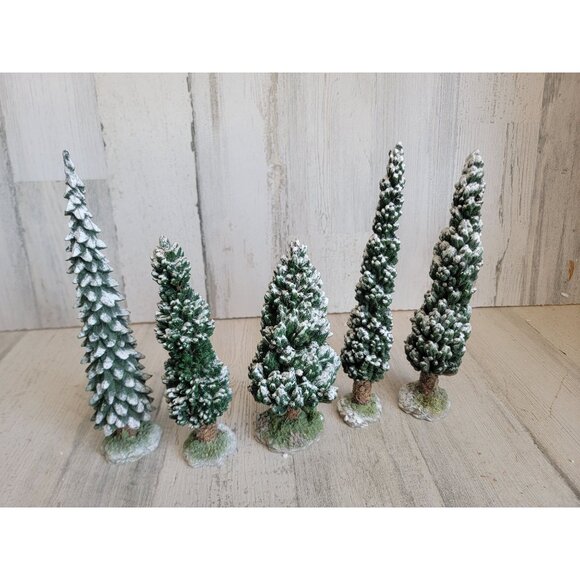 Dept 56 52614 Snowy Evergreen tree Village accessory xmas - Picture 6 of 7